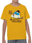 Officially Licensed Tootsie Roll Wise Owl Tootsie Youth's T-shirt