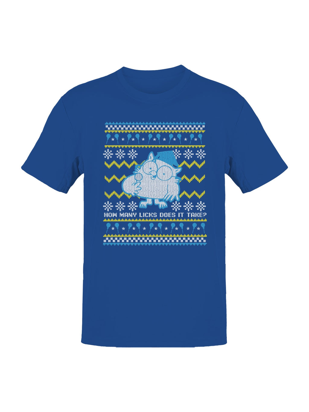 Officially Licensed Tootsie Roll Funny Owl Ugly Christmas Sweater Men's T-shirt