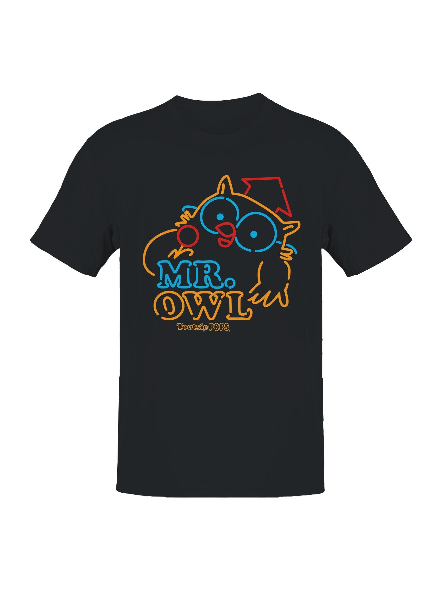 Officially Licensed Tootsie Roll Mr. Owl Snack Men's T-shirt