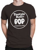 Officially Licensed Tootsie Roll Tootsie Roll Pop Chocolate Men's T-shirt