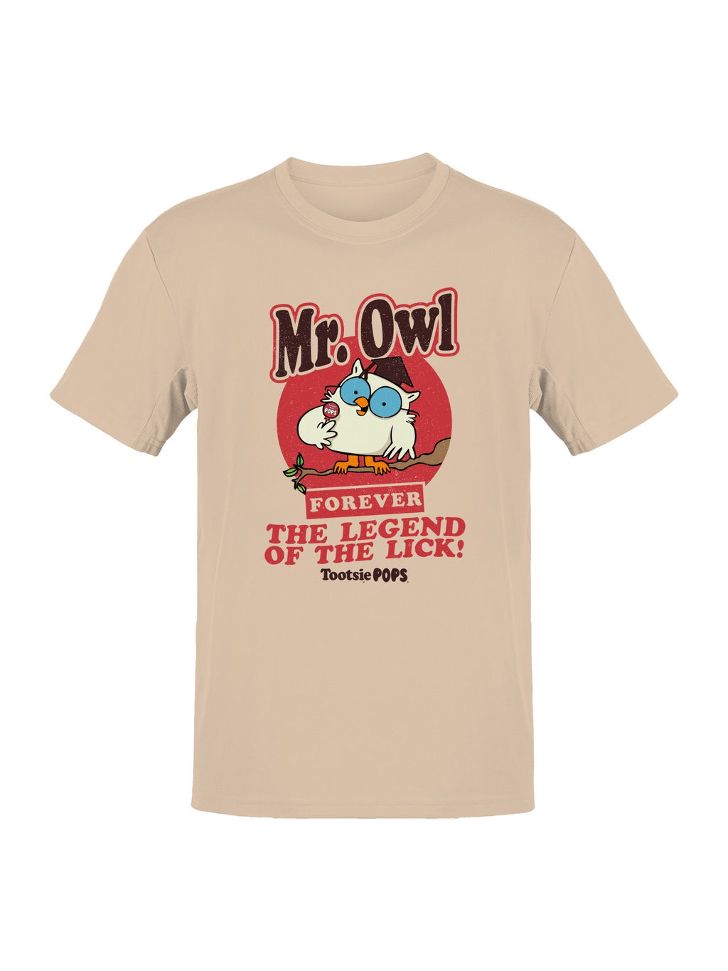 Officially Licensed Tootsie Roll Mr. Owl Tootsie  Men's T-shirt