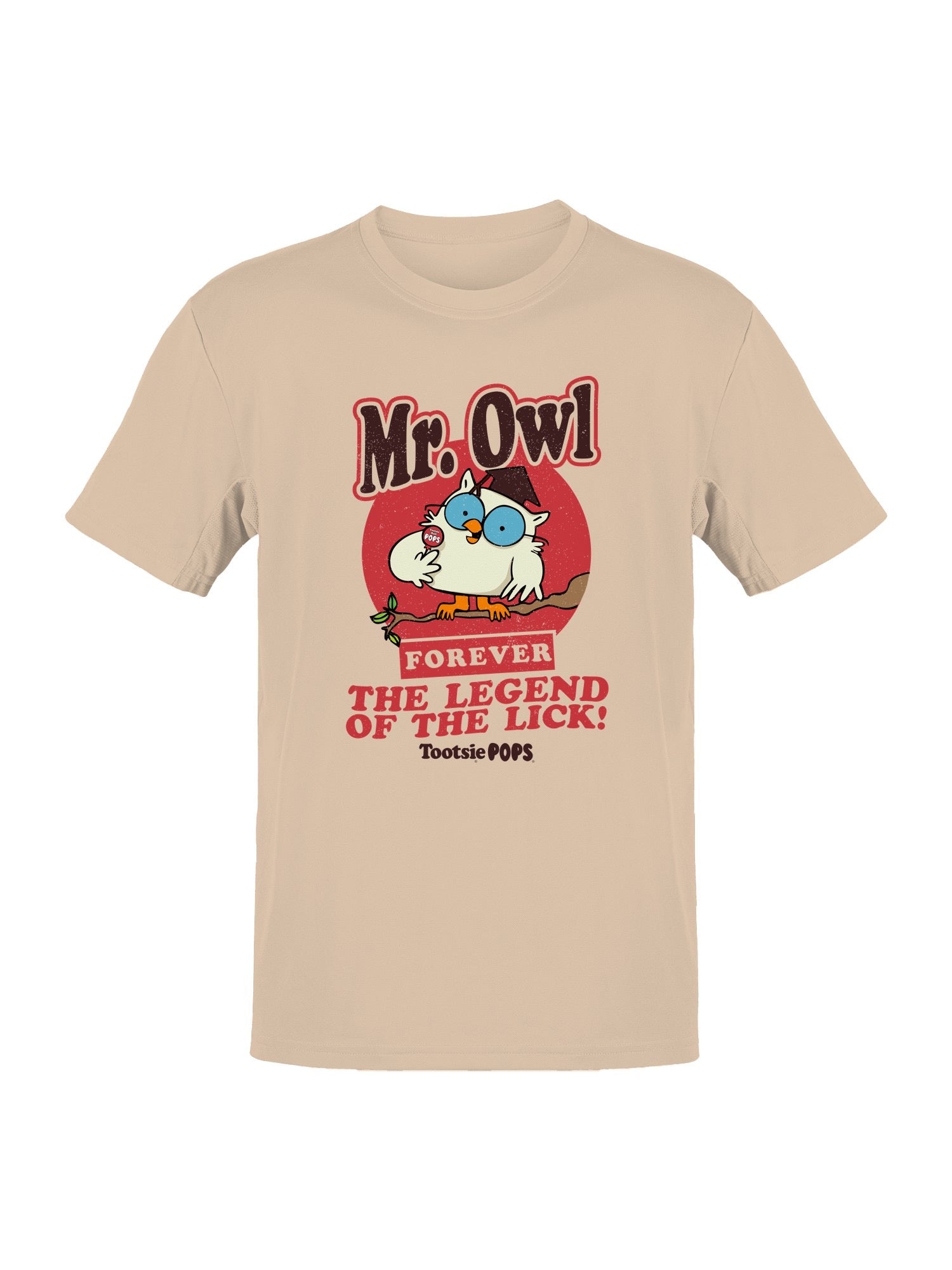 Officially Licensed Tootsie Roll Mr. Owl Tootsie  Men's T-shirt