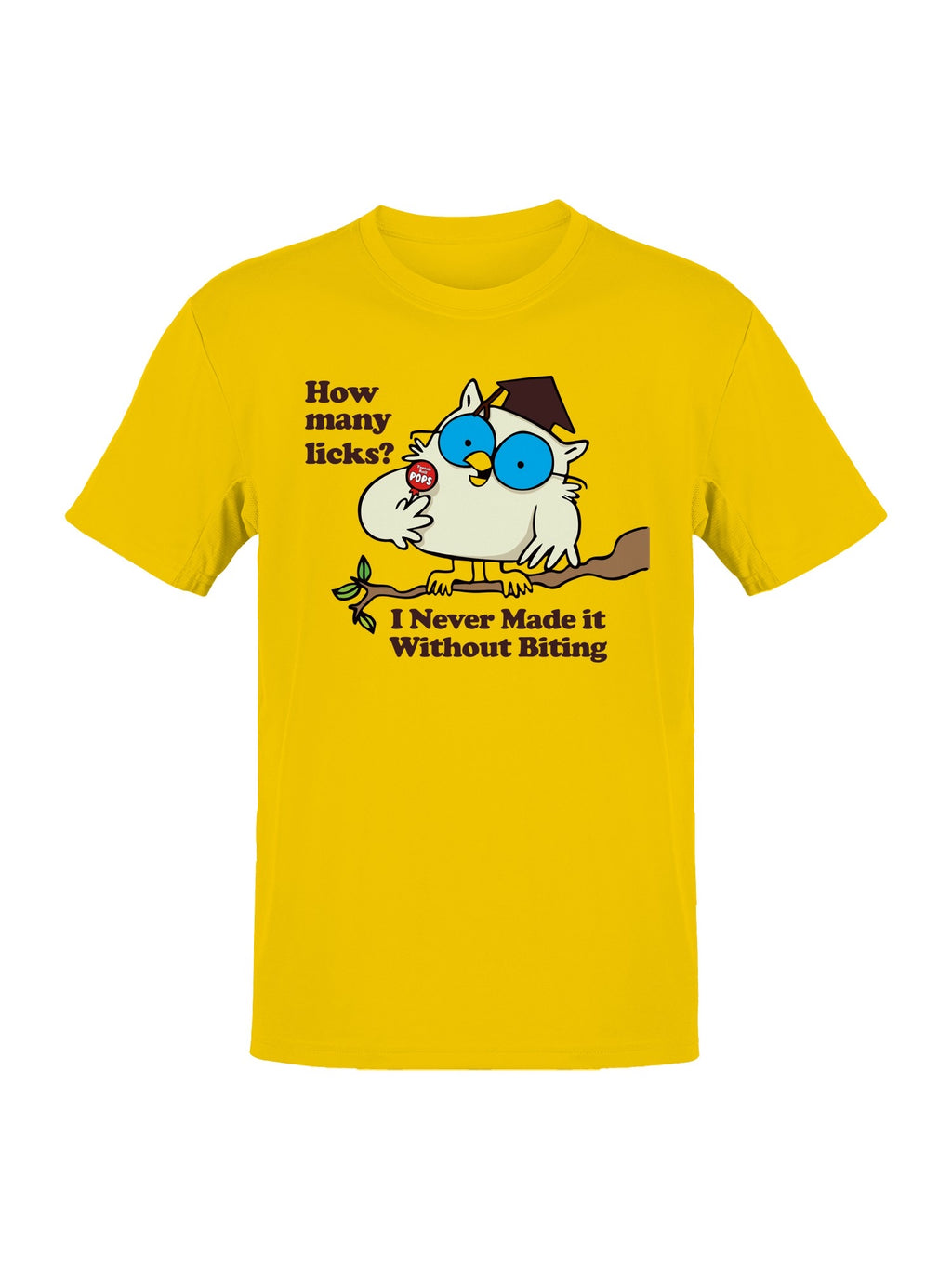 Officially Licensed Tootsie Roll Wise Owl Tootsie Men's T-shirt