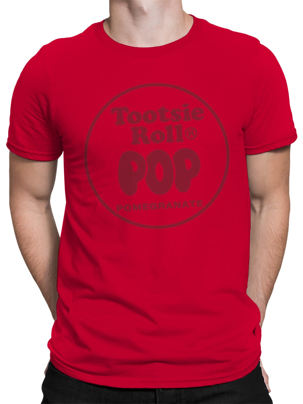 Officially Licensed Tootsie Roll Tootsie Roll Pomegranate Pop Men's T-shirt