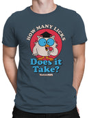 Officially Licensed Tootsie Roll Tootsie Pops Owl  Men's T-shirt