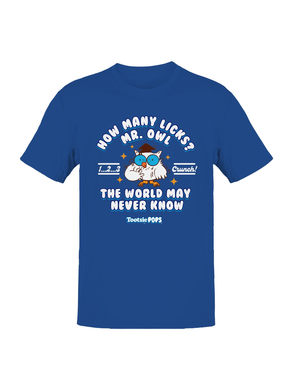 Officially Licensed Tootsie Roll Mr. Owl Tootsie Pop  Men's T-shirt