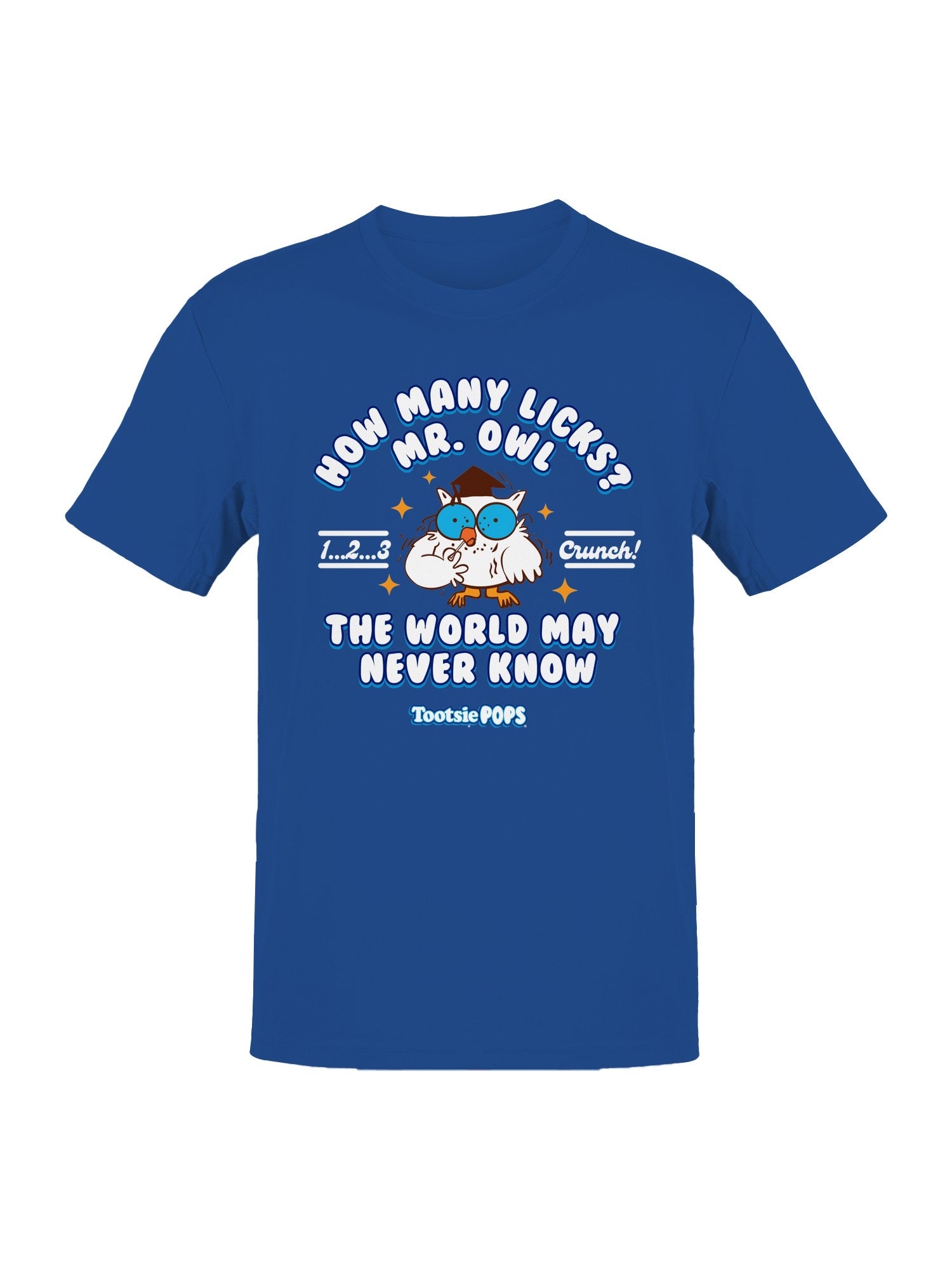 Officially Licensed Tootsie Roll Mr. Owl Tootsie Pop  Men's T-shirt