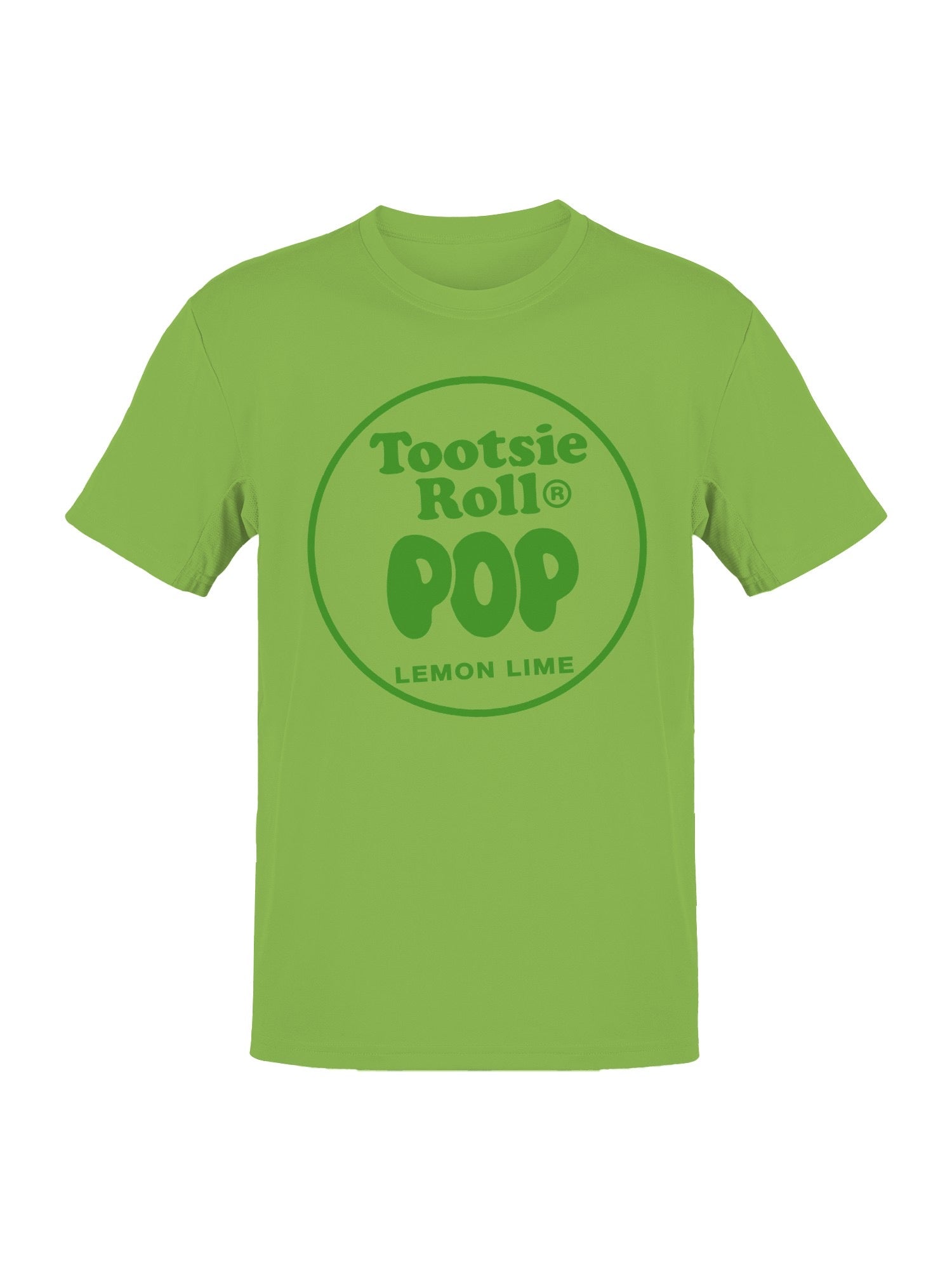 Officially Licensed Tootsie Roll Lemon Lime Tootsie Roll Pop Men's T-shirt