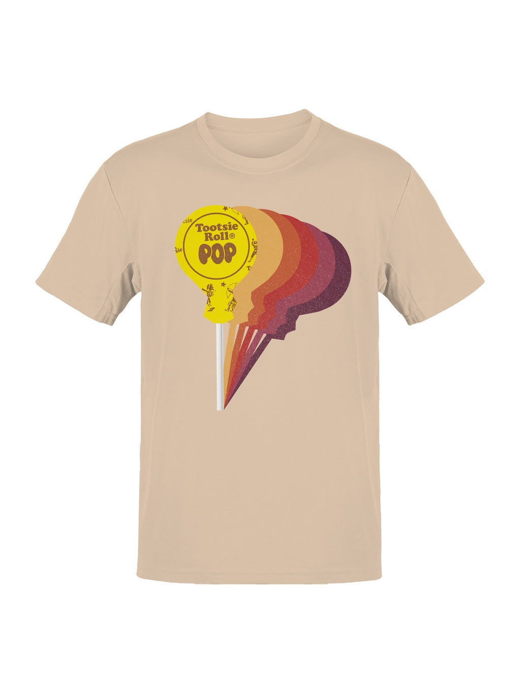 Officially Licensed Tootsie Roll Tootsie Roll Pop Art Poster Men's T-shirt