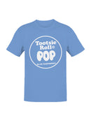 Officially Licensed Tootsie Roll Blue Raspberry Lollipop Fun Men's T-shirt