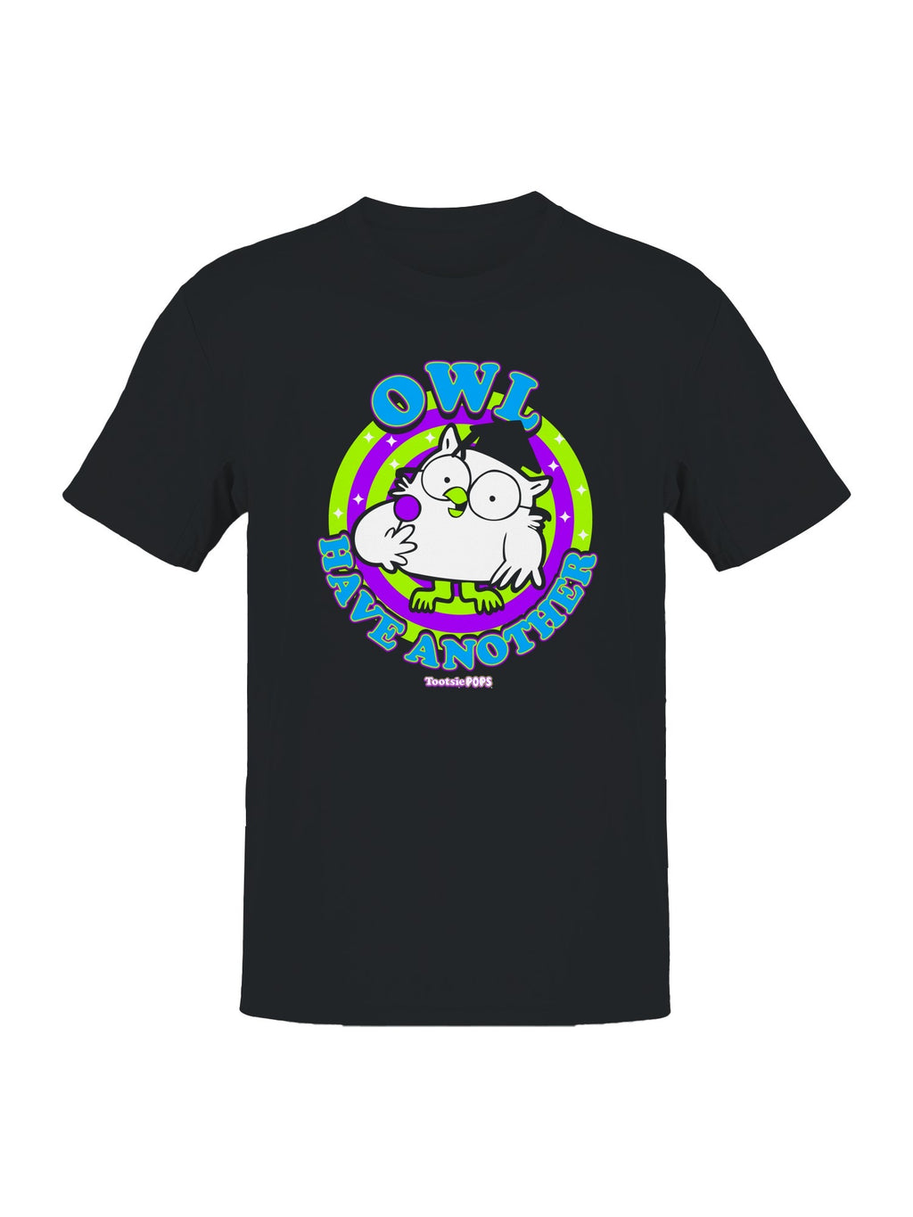Officially Licensed Tootsie Roll Cute Owl T-shirt Design Men's T-shirt