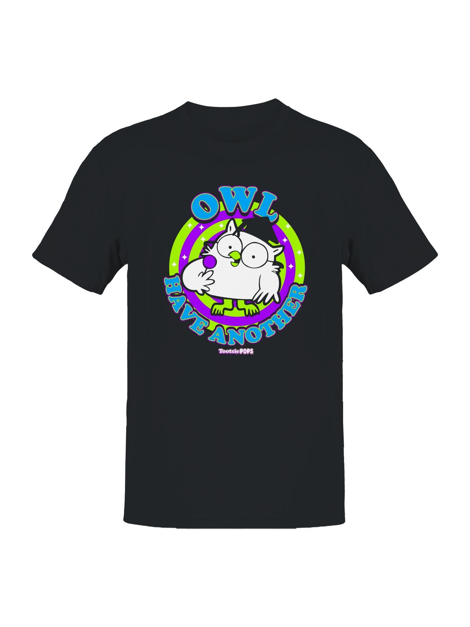 Officially Licensed Tootsie Roll Cute Owl T-shirt Design Men's T-shirt