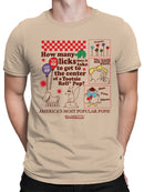 Officially Licensed Tootsie Roll Tootsie Pop Retro Puzzle Men's T-shirt