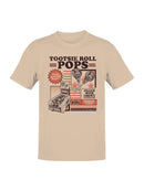 Officially Licensed Tootsie Roll Tootsie Roll Pops Poster Art Men's T-shirt