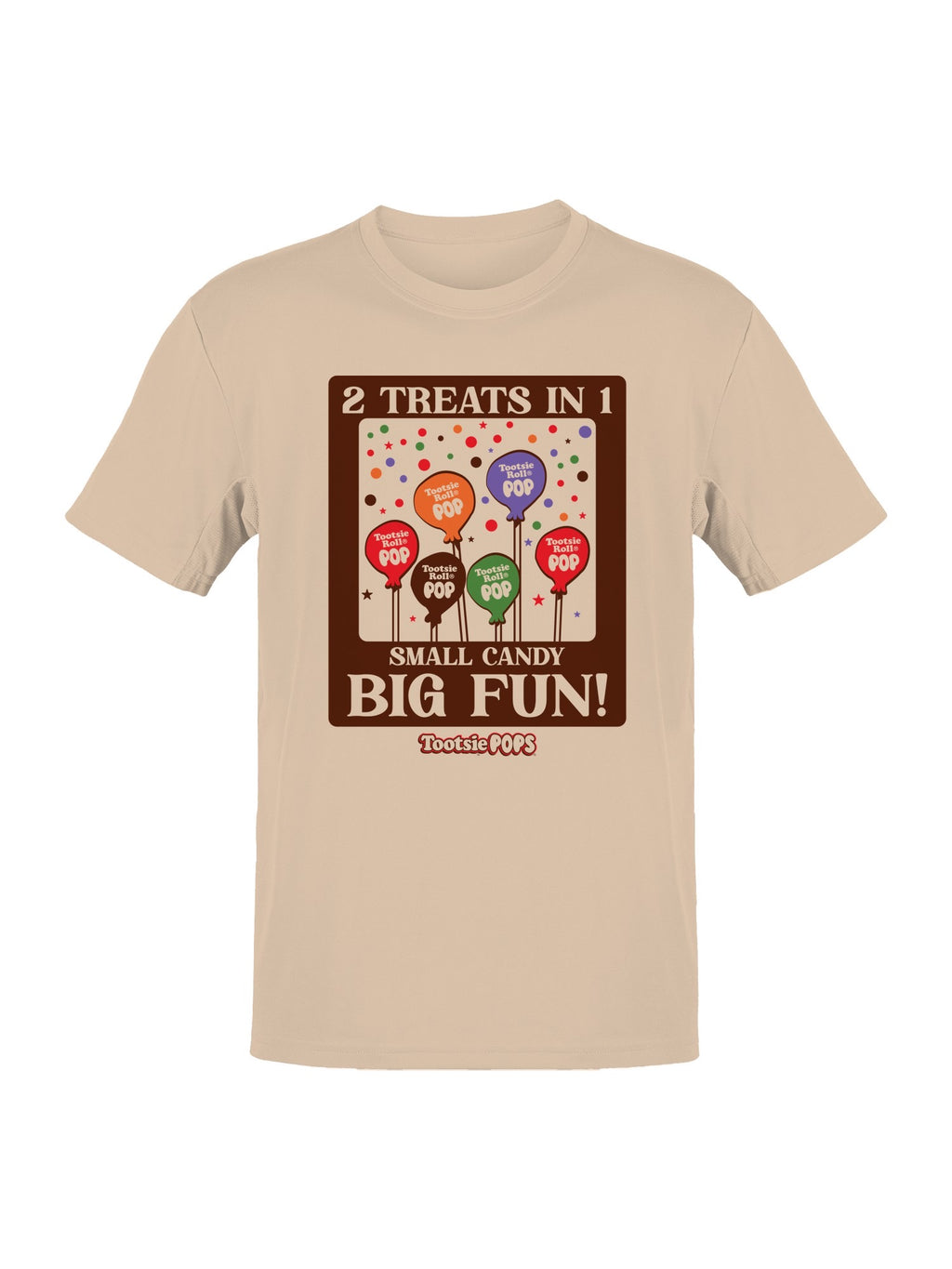 Officially Licensed Tootsie Roll Tootsie Pop Fun Candy Pack Men's T-shirt