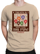 Officially Licensed Tootsie Roll Tootsie Pop Fun Candy Pack Men's T-shirt