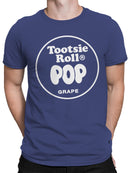 Officially Licensed Tootsie Roll Grape Tootsie Roll Pop  Men's T-shirt