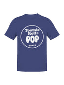 Officially Licensed Tootsie Roll Grape Tootsie Roll Pop  Men's T-shirt