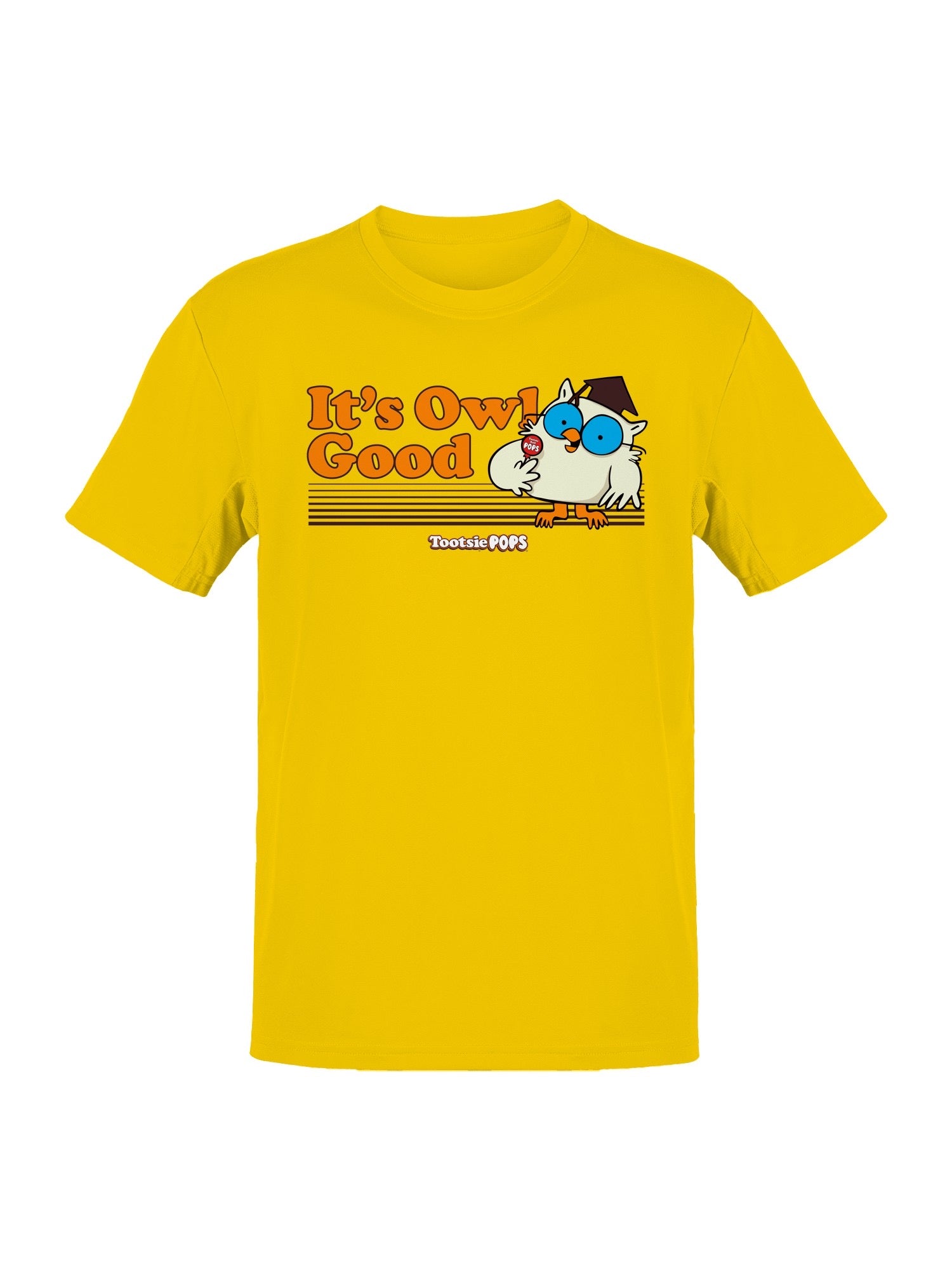 Officially Licensed Tootsie Roll Owl Tootsie Pops Men's T-shirt