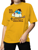 Officially Licensed Tootsie Roll Wise Owl Tootsie Women's T-shirt