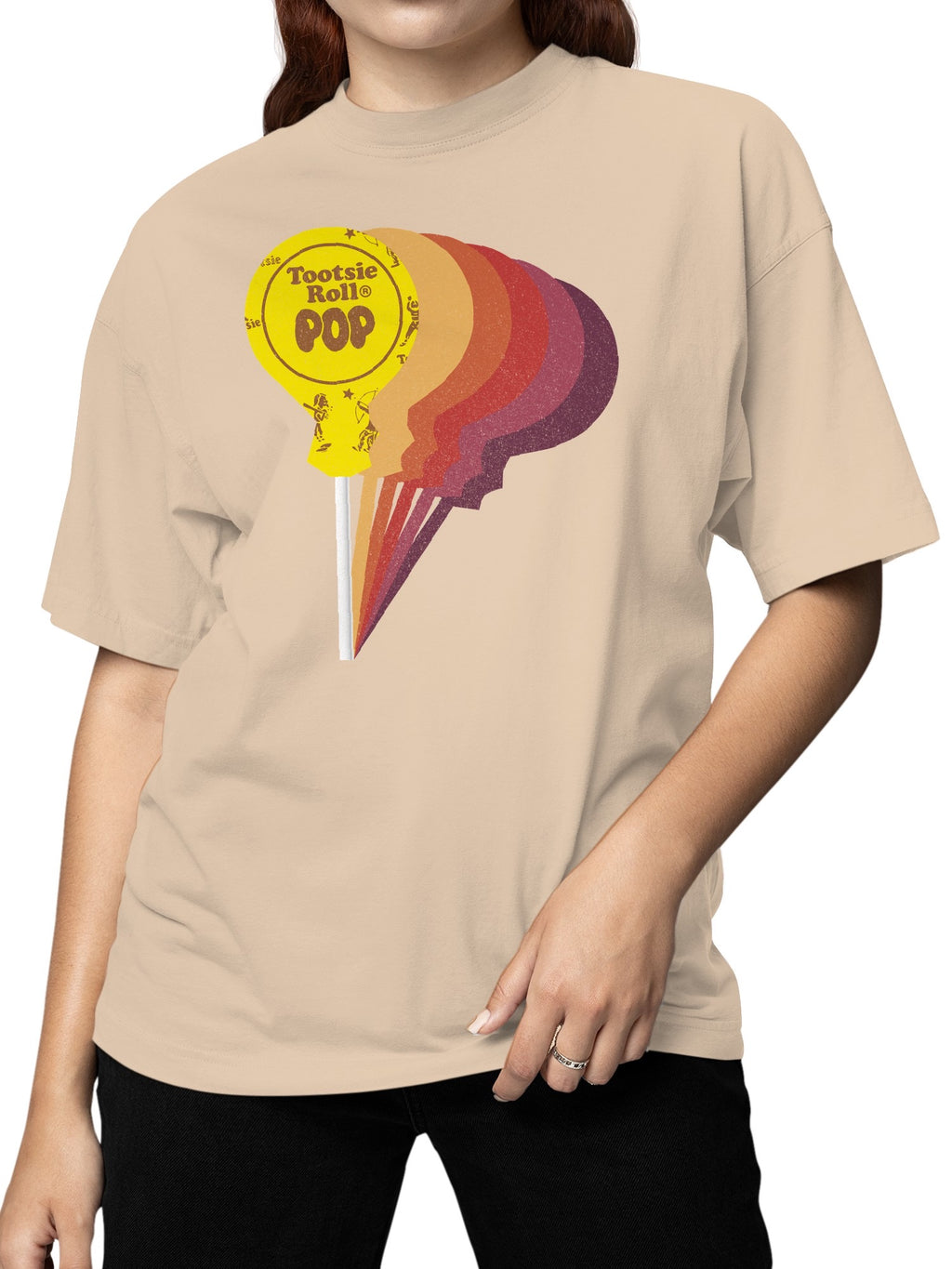 Officially Licensed Tootsie Roll Tootsie Roll Pop Art Poster Women's T-shirt