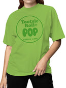 Officially Licensed Tootsie Roll Lemon Lime Tootsie Roll Pop Women's T-shirt