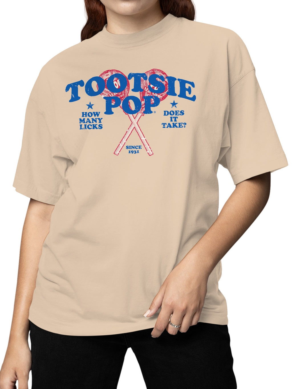Officially Licensed Tootsie Roll Tootsie Pop Retro Women's T-shirt