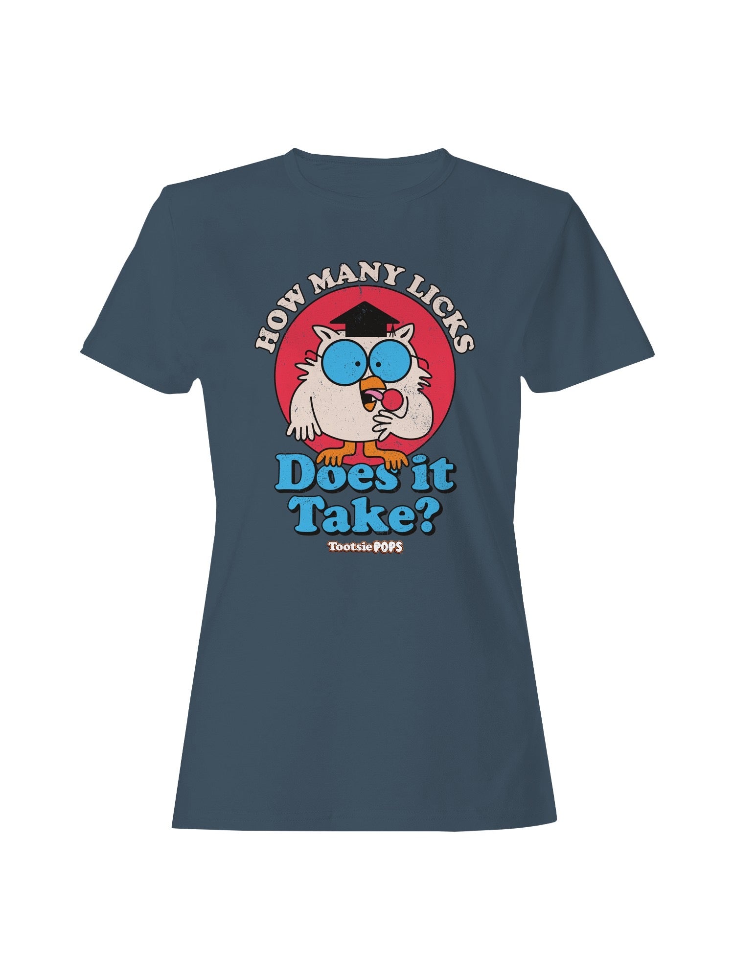 Officially Licensed Tootsie Roll Tootsie Pops Owl  Women's T-shirt