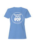 Officially Licensed Tootsie Roll Blue Raspberry Lollipop Fun Women's T-shirt