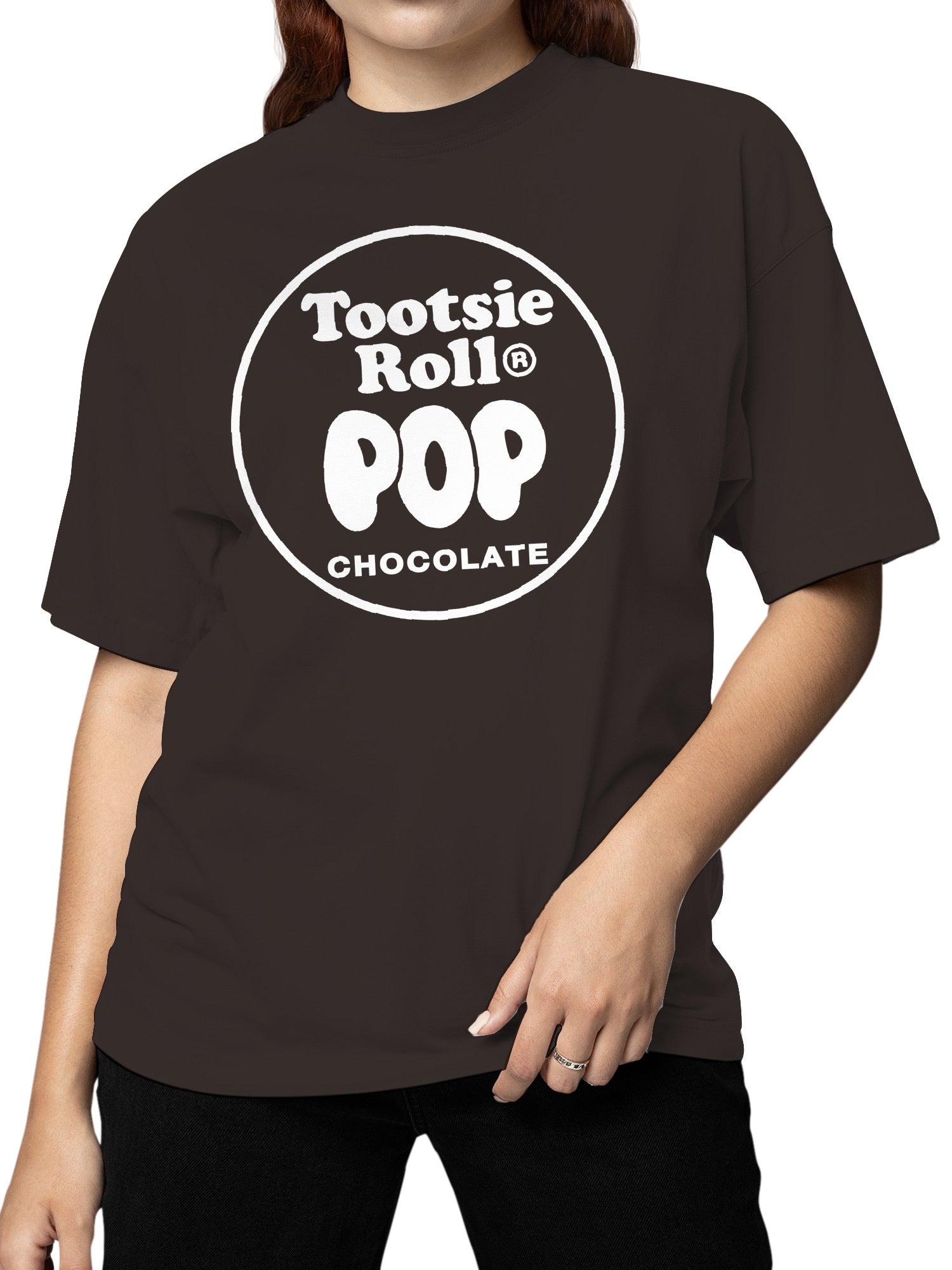 Officially Licensed Tootsie Roll Tootsie Roll Pop Chocolate Women's T-shirt