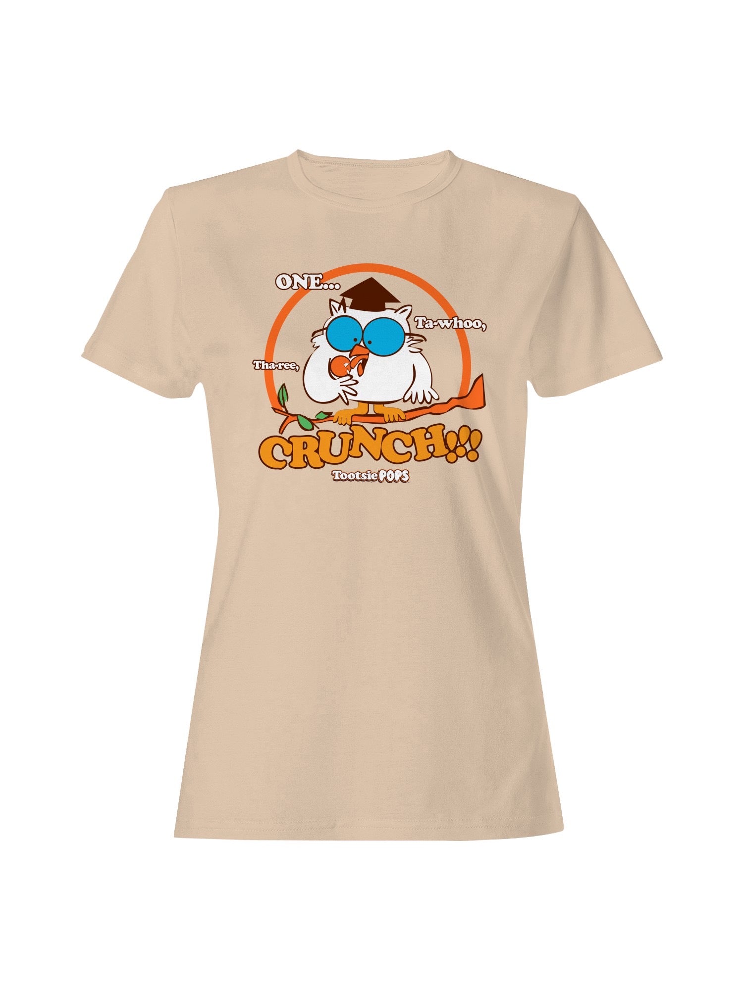 Officially Licensed Tootsie Roll Wise Owl Crunch Women's T-shirt