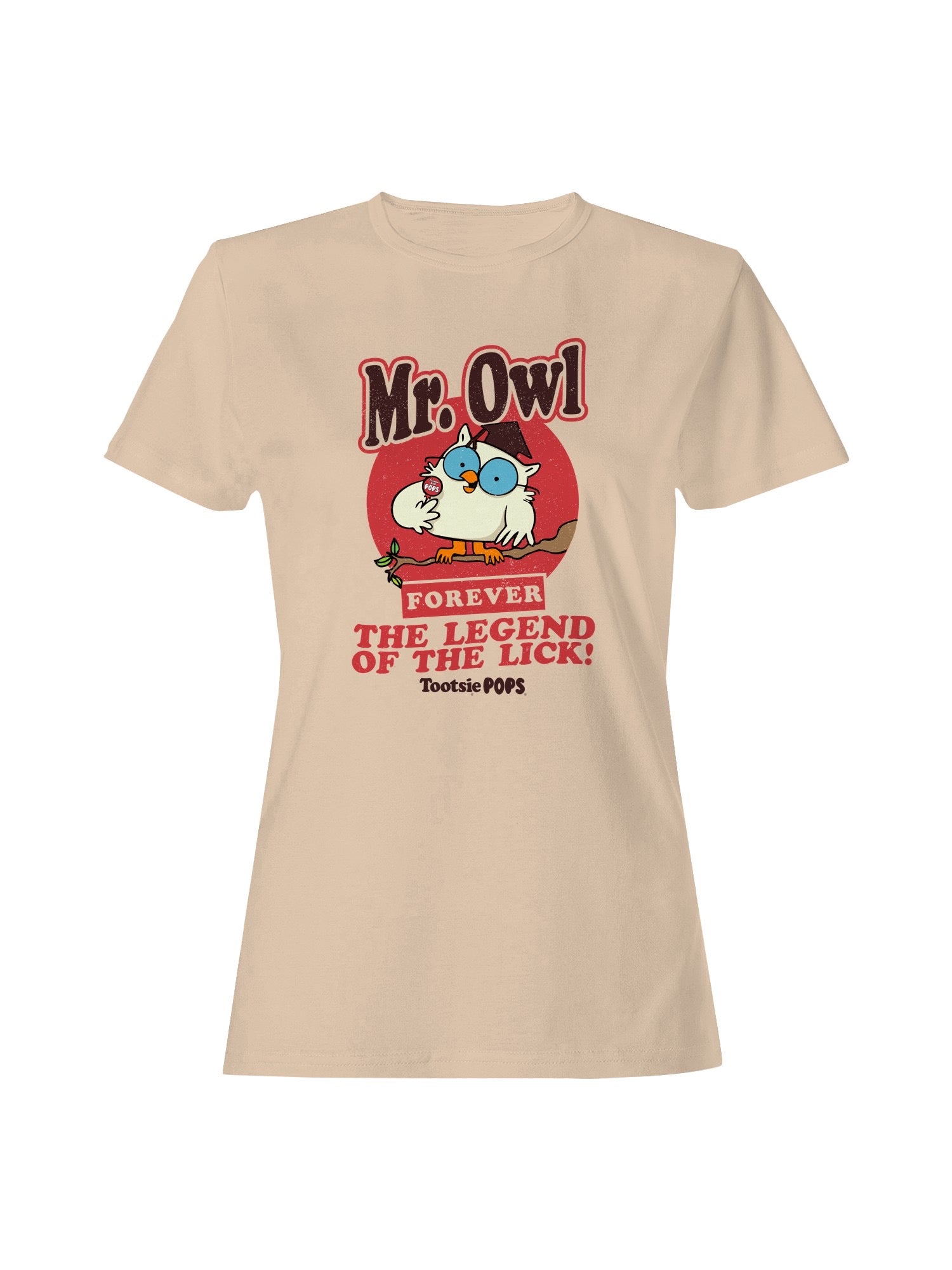 Officially Licensed Tootsie Roll Mr. Owl Tootsie  Women's T-shirt
