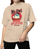 Officially Licensed Tootsie Roll Mr. Owl Tootsie  Women's T-shirt