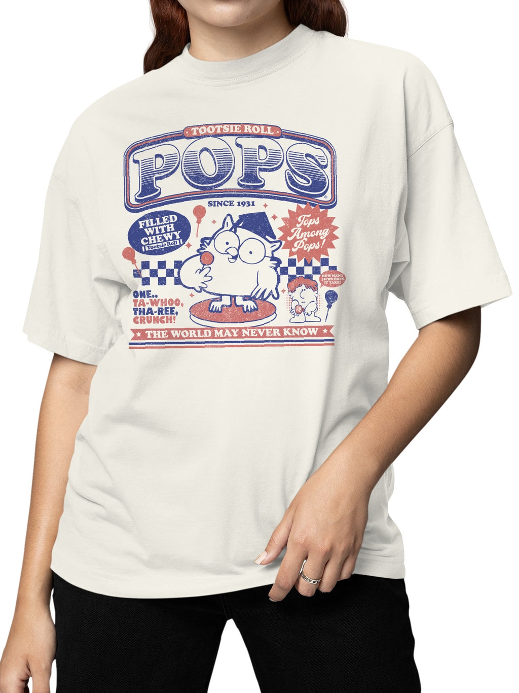 Officially Licensed Tootsie Roll Vintage Tootsie Roll Pop Women's T-shirt