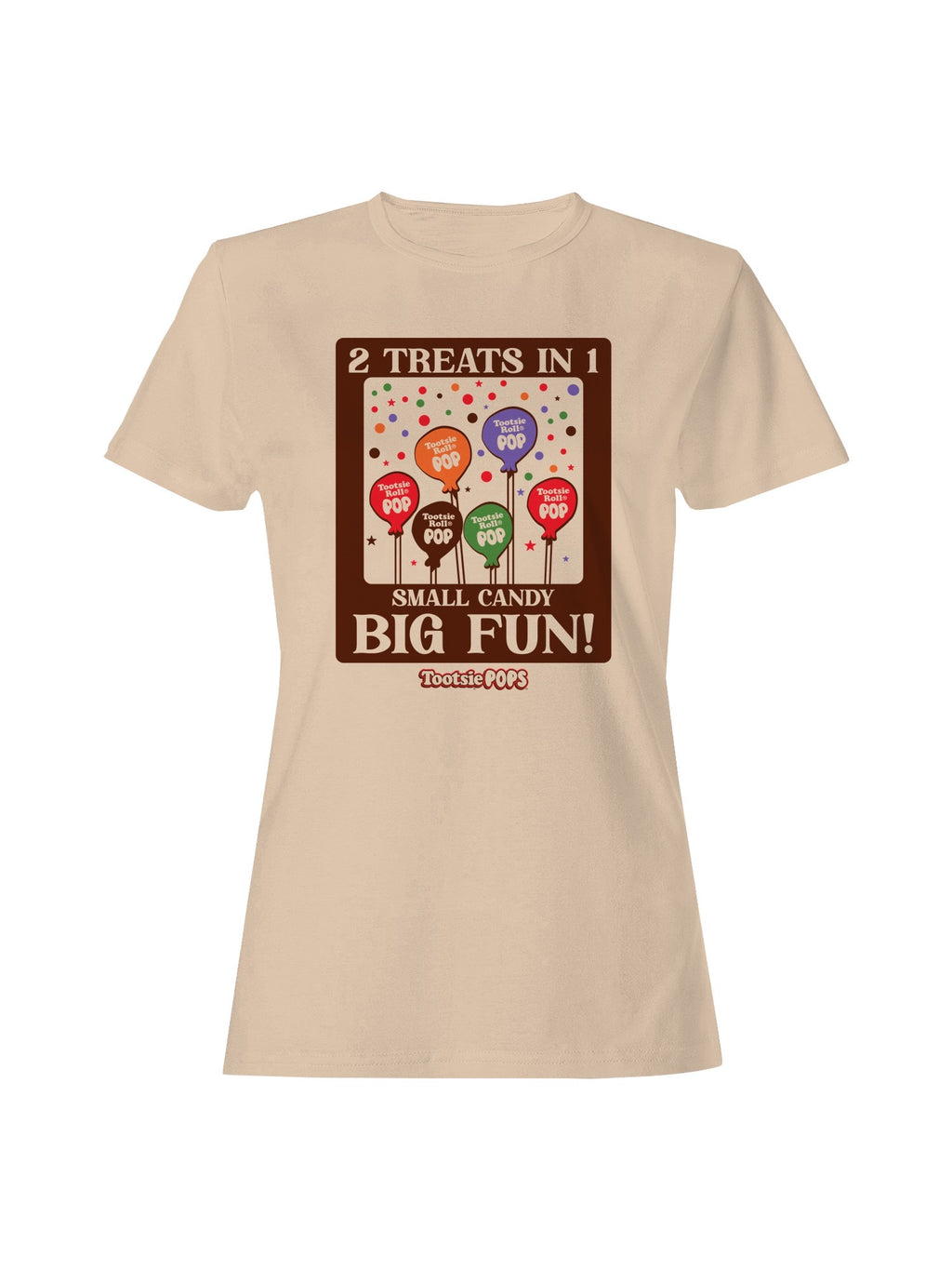 Officially Licensed Tootsie Roll Tootsie Pop Fun Candy Pack Women's T-shirt