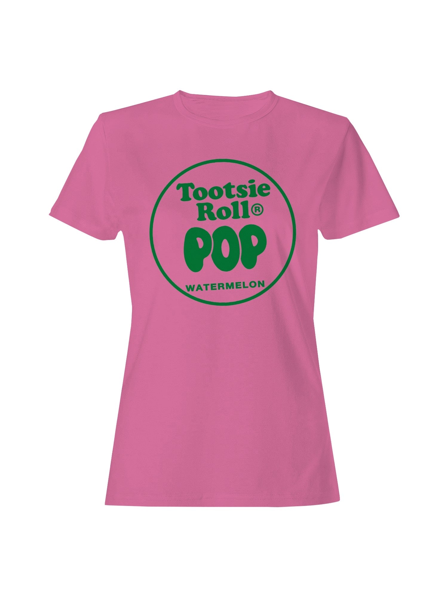Officially Licensed Tootsie Roll Watermelon Tootsie Roll Pop Women's T-shirt