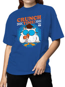 Officially Licensed Tootsie Roll Crunch Time Owl Women's T-shirt