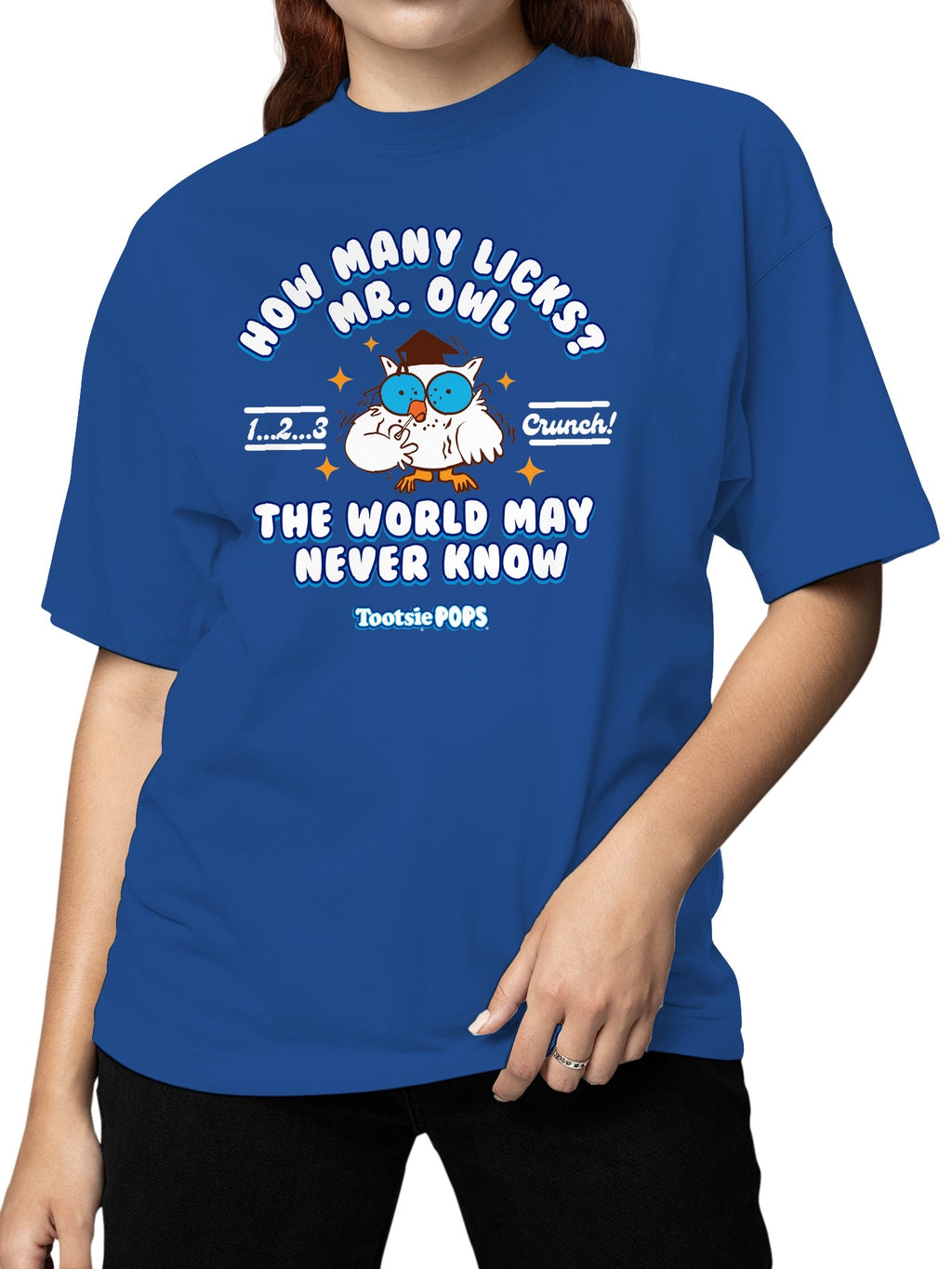 Officially Licensed Tootsie Roll Mr. Owl Tootsie Pop Women's T-shirt