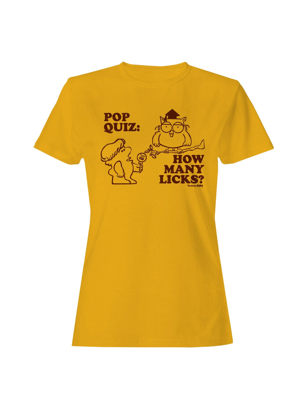 Officially Licensed Tootsie Roll Classic Quiz Women's T-shirt