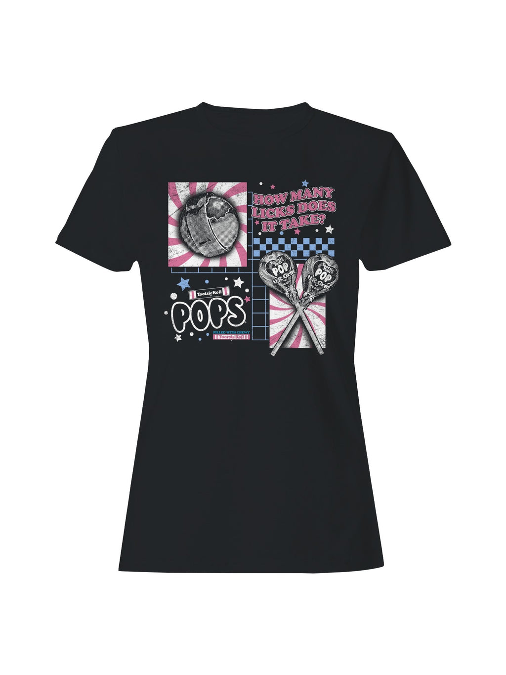 Officially Licensed Tootsie Roll Retro Tootsie Roll Pops  Women's T-shirt