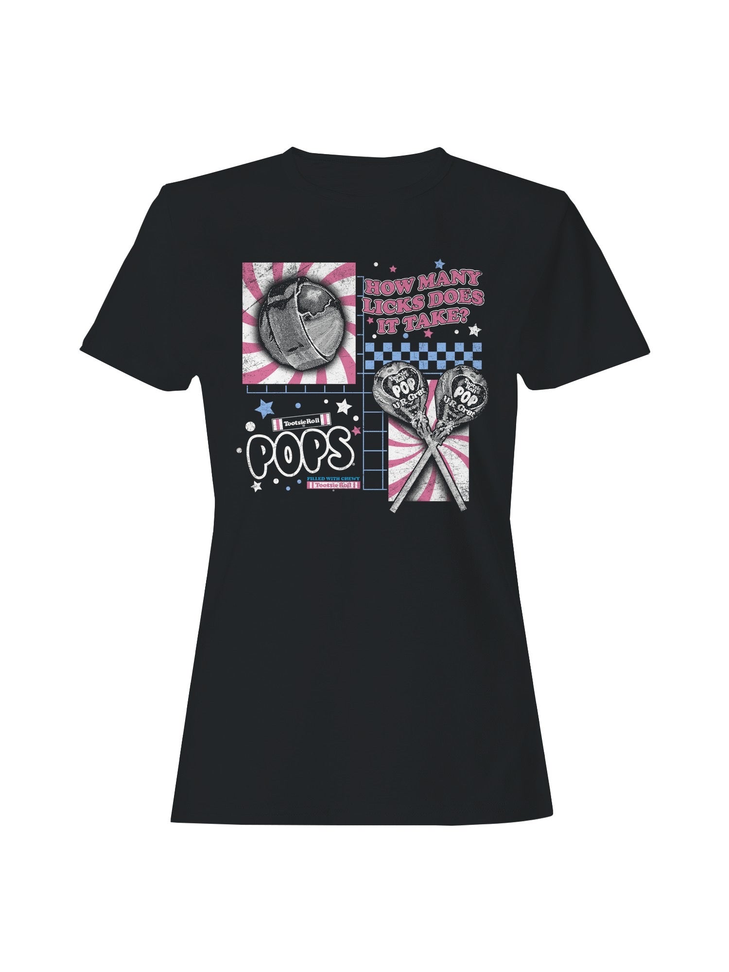 Officially Licensed Tootsie Roll Retro Tootsie Roll Pops  Women's T-shirt