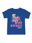 Officially Licensed Blow Pop Cherry Blow Pop Art Youth's T-shirt
