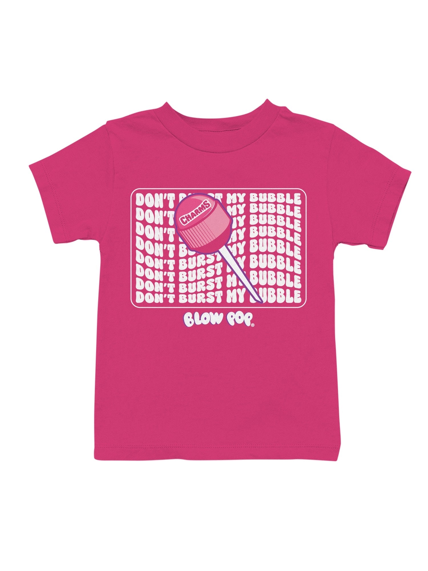 Officially Licensed Blow Pop Charms Blow Pop Youth's T-shirt