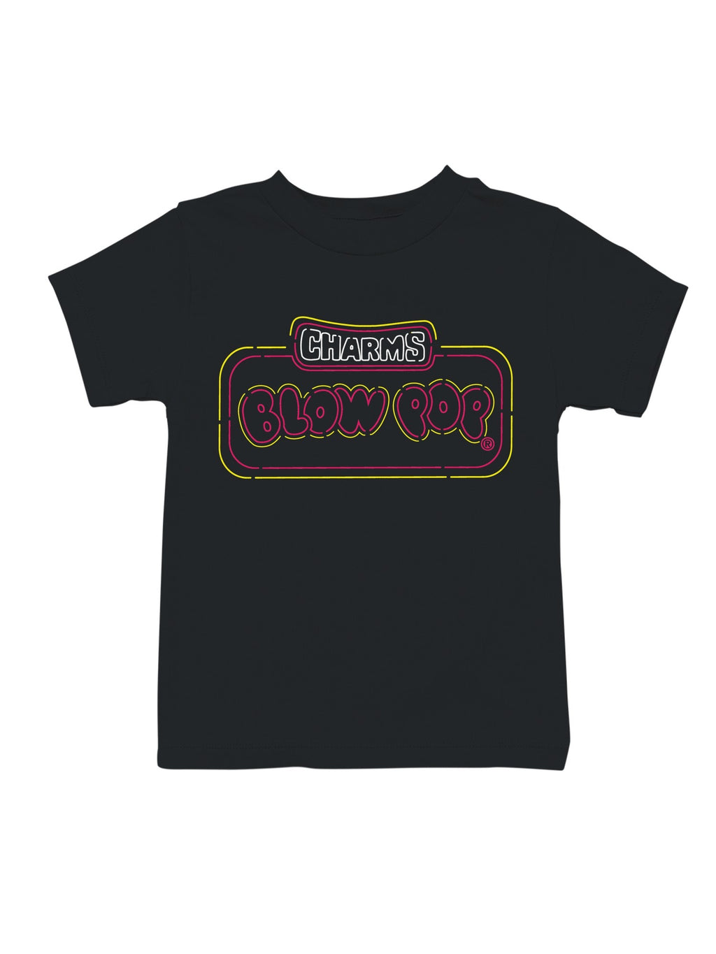 Officially Licensed Blow Pop Neon Blow Pop Sign Decor Youth's T-shirt