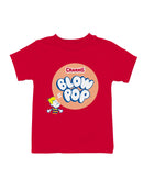 Officially Licensed Blow Pop Lollipop Candy Charms Treat Youth's T-shirt