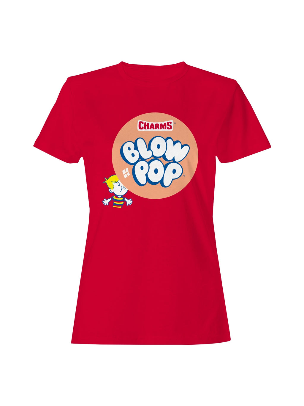 Officially Licensed Blow Pop Lollipop Candy Charms Treat Women's T-shirt