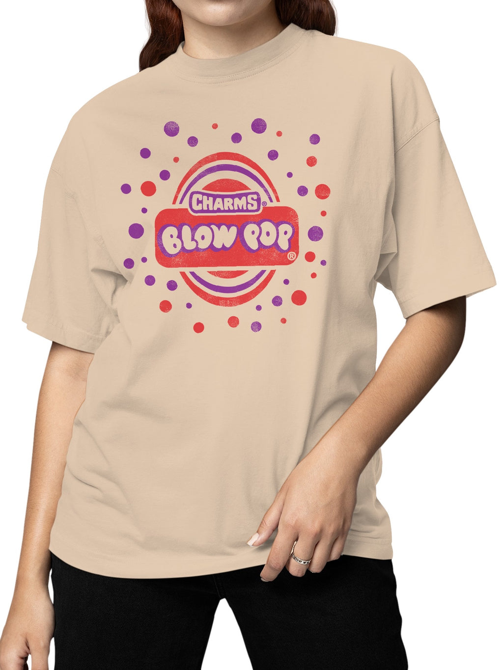Officially Licensed Blow Pop Retro Candy Pop Graphic Women's T-shirt