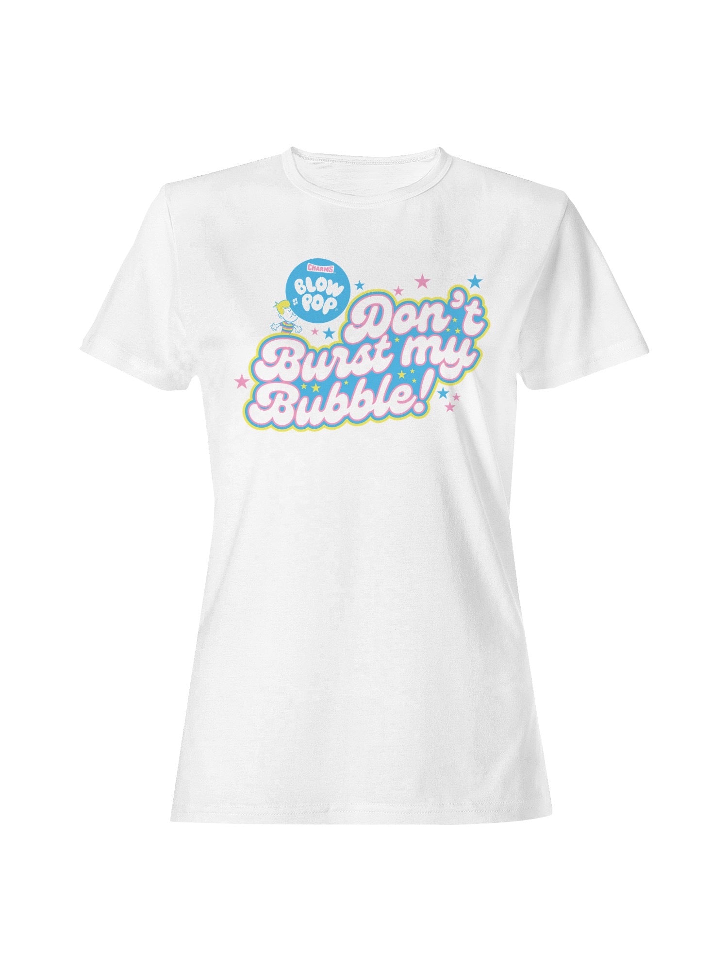 Officially Licensed Blow Pop Retro Bubblegum Women's T-shirt