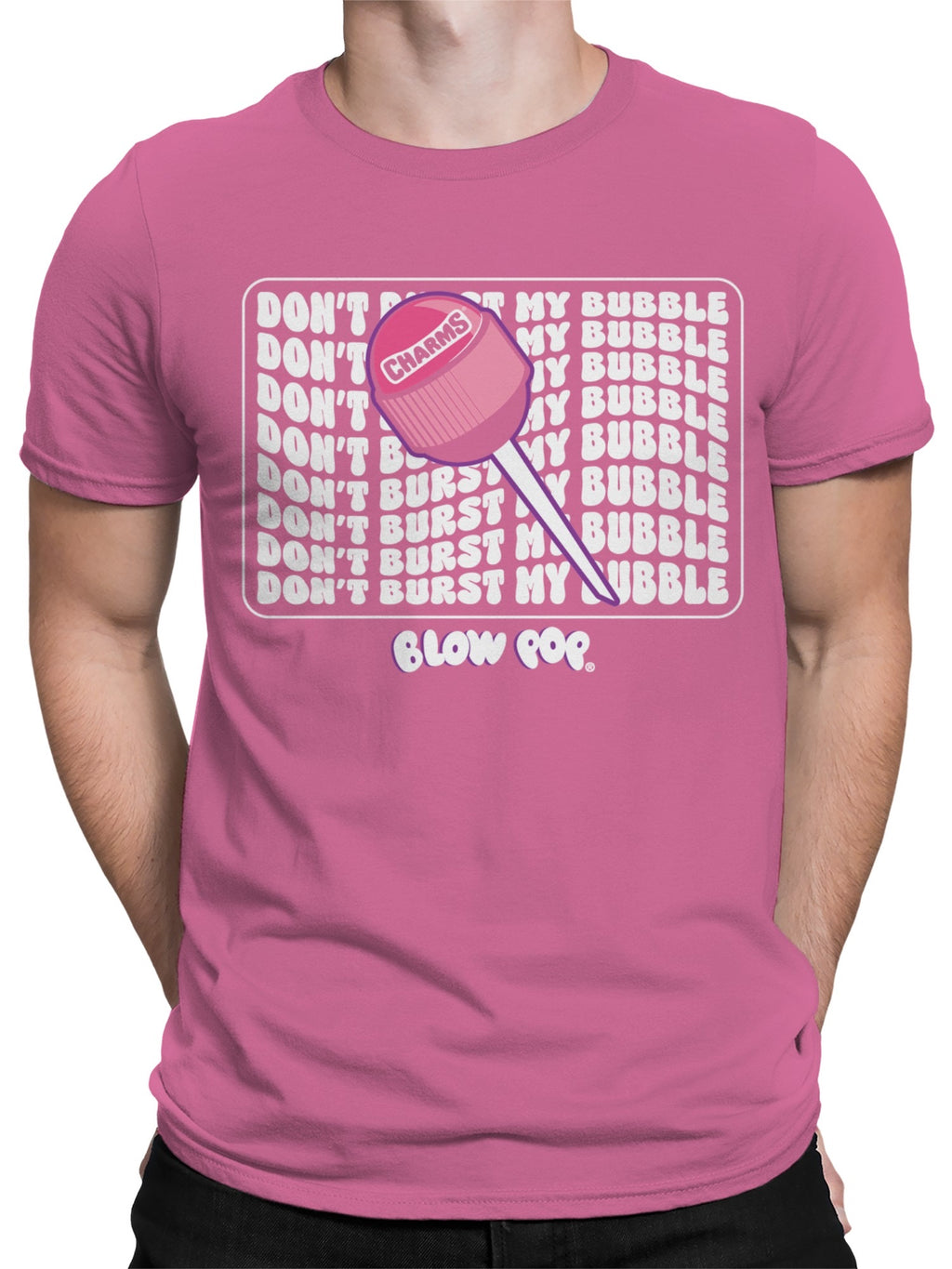Officially Licensed Blow Pop Charms Blow Pop Men's T-shirt
