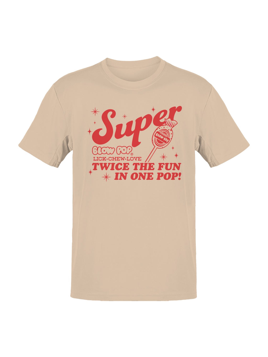 Officially Licensed Blow Pop Super Blow Pop Candy Men's T-shirt